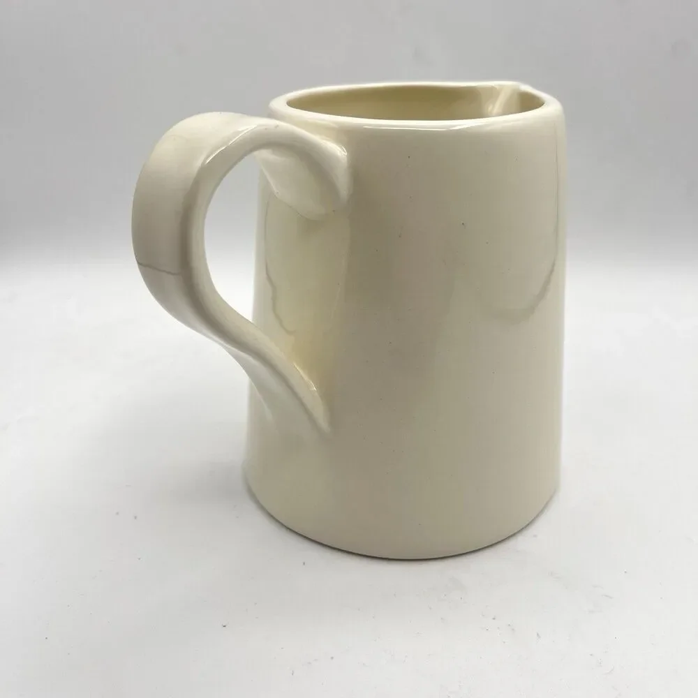 Pottery Barn Studio By Barbara Eugene Ivory White Creamer Pitcher